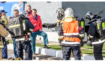 Соревнования среди пожарных на приз Дехтерёва в Санкт-Петербурге