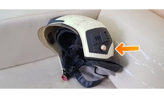 Гарнитура к рации на пожаре